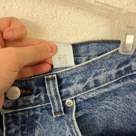 vintage 90s denim high waisted shorts - Picture 8 of 8